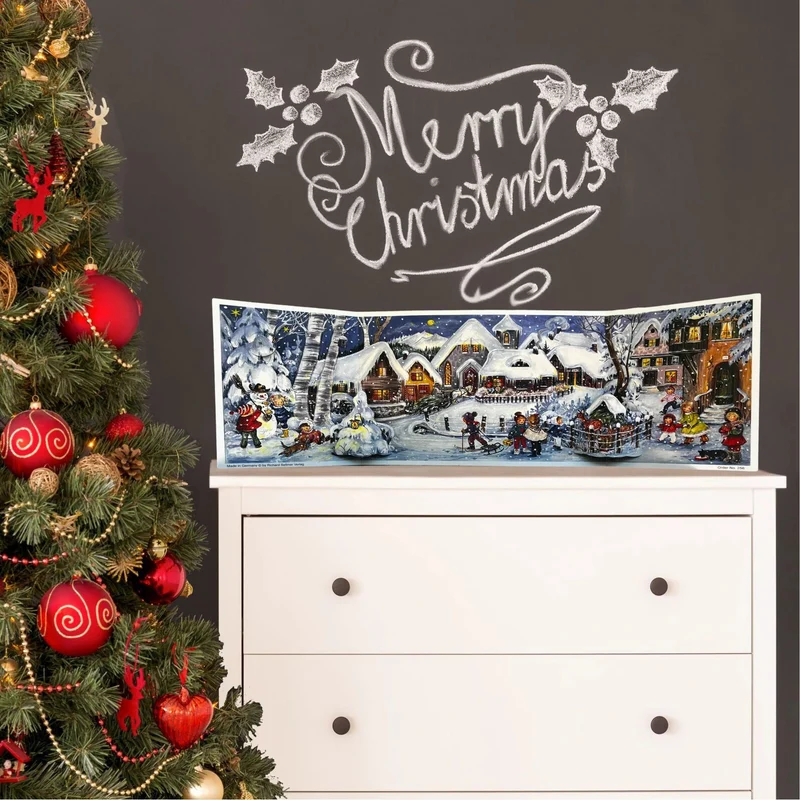 It's Snowing Christmas Advent Calendar | Traditional Picture Advent Calendar