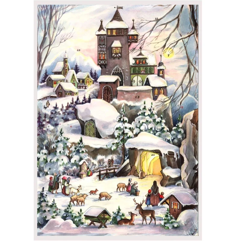 At the Castle Christmas Advent Calendar | Traditional Picture Advent Calendar