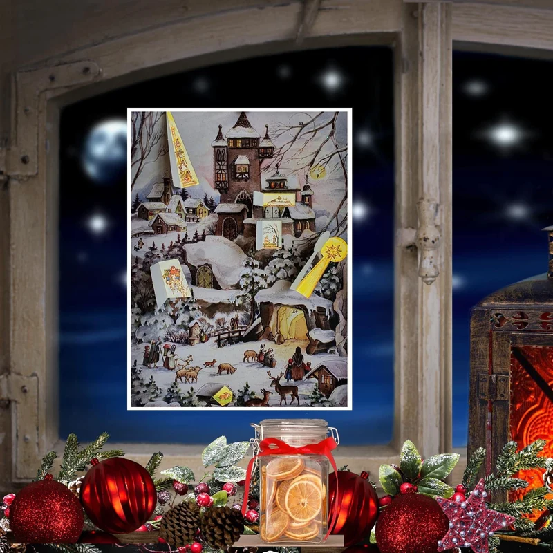 At the Castle Christmas Advent Calendar | Traditional Picture Advent Calendar