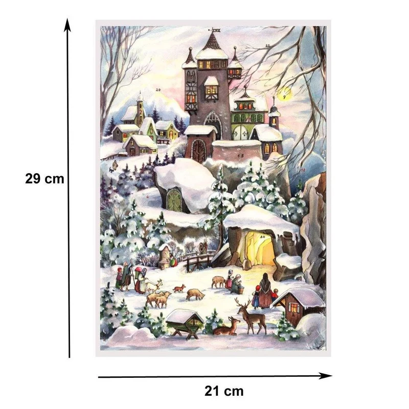 At the Castle Christmas Advent Calendar | Traditional Picture Advent Calendar