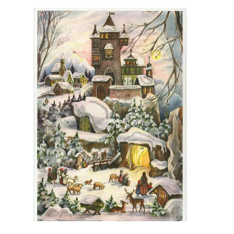 At the Castle Christmas Advent Calendar | Traditional Picture Advent Calendar
