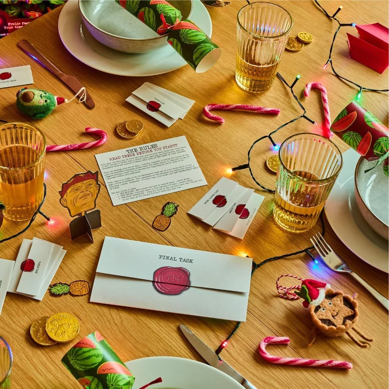 Taskmaster Christmas Crackers Pack of 6 with Original Tasks for Family Fun