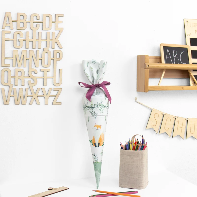 Geschwister Schultüte auch DIY aus Stoff - Wiesenfreunde