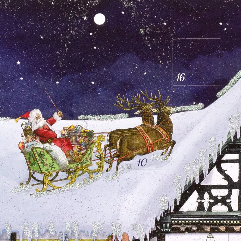 Nostalgic Christmas Time Advent Calendar | Traditional Advent Calendar - A3