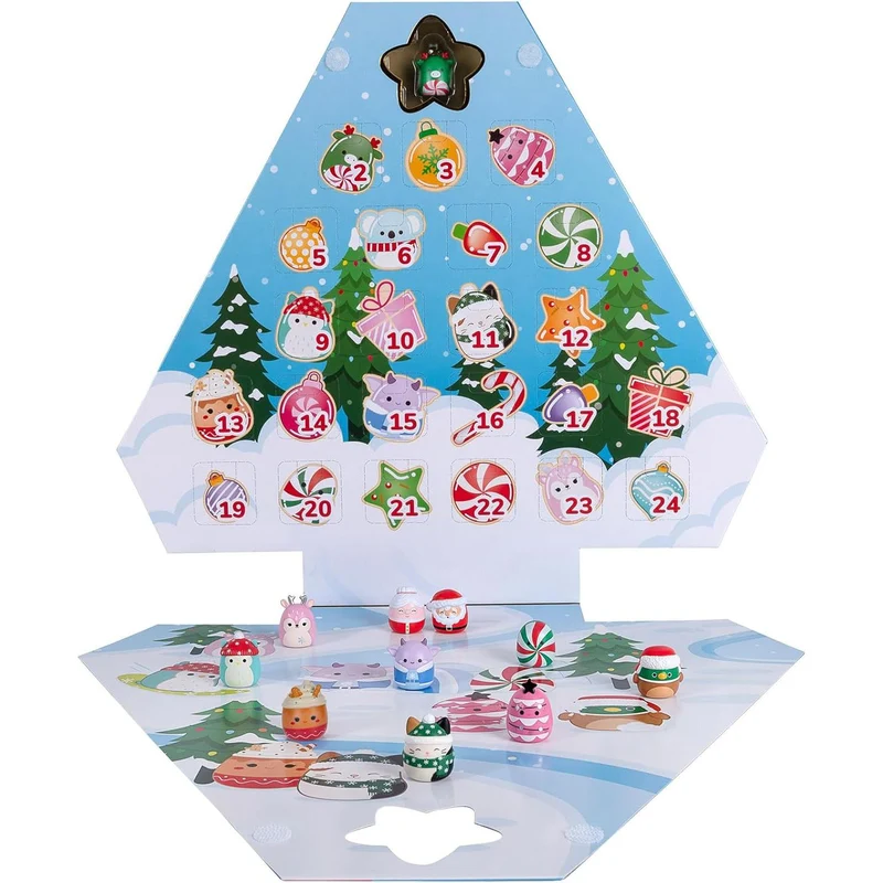 Squishmallows Squish-a-longs Christmas Advent Calendar | Kids Countdown Calendar