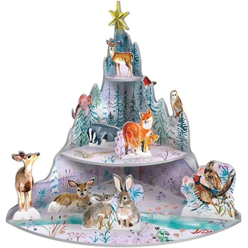 Wild Winter's Song Pop & Slot 3D Decoration | Build Your Own Woodland Diorama