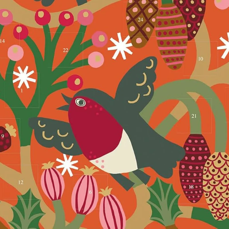 Christmas Chorus Advent Calendar | Festive Robins Christmas Advent Calendar