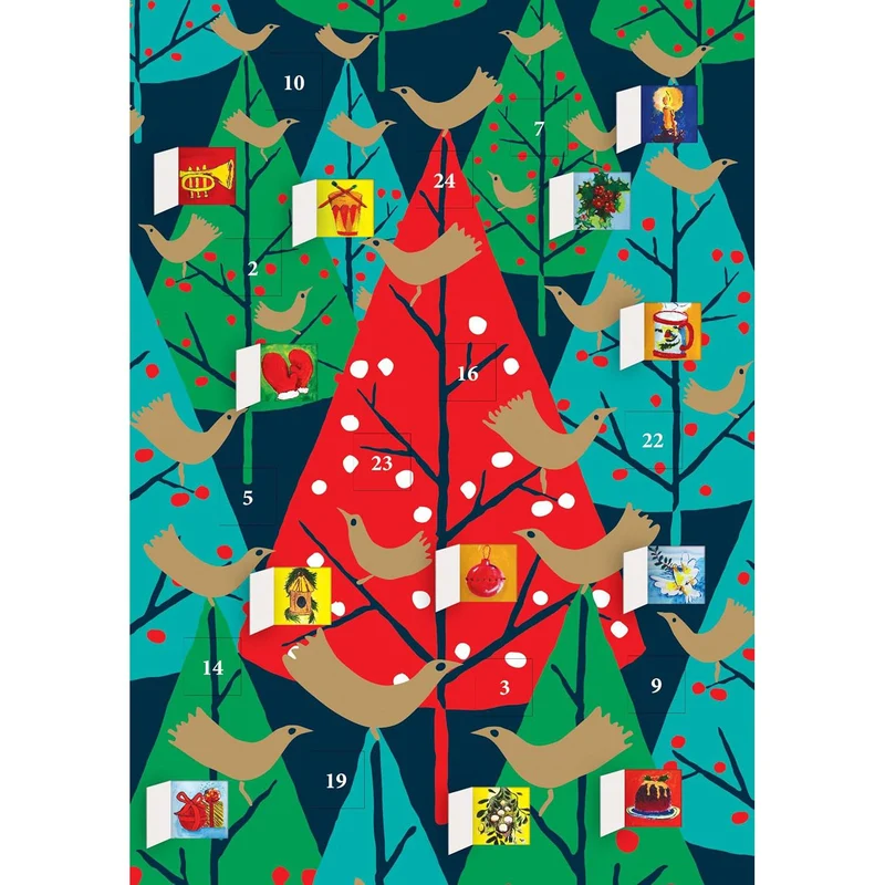 Brilliant Birds Advent Calendar Greetings Card | Christmas Advent Calendar