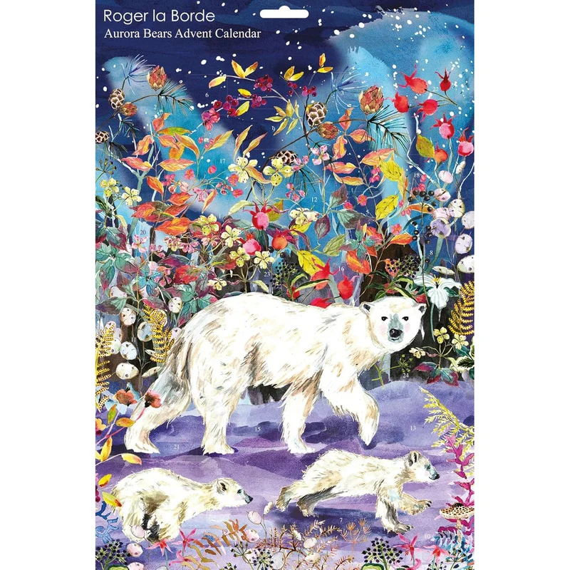 Aurora Bears Christmas Advent Calendar | Northern Lights Advent Calendar
