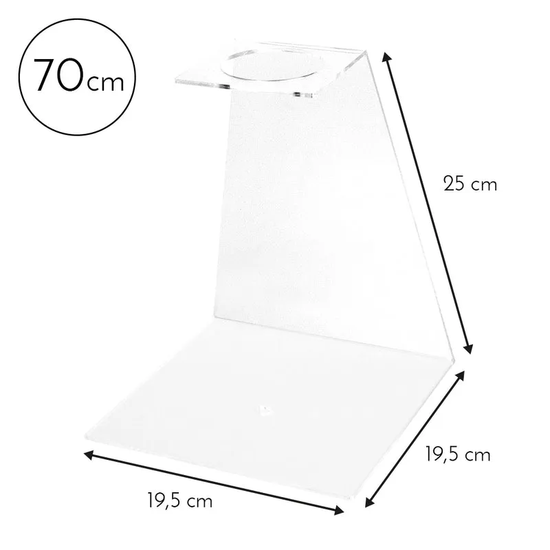 Schultüten Aufsteller 70 cm / 85 cm - tansparent
