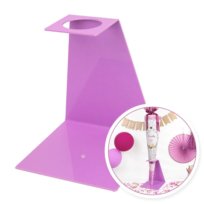 Schultüten Aufsteller 70 cm / 85 cm - rosa