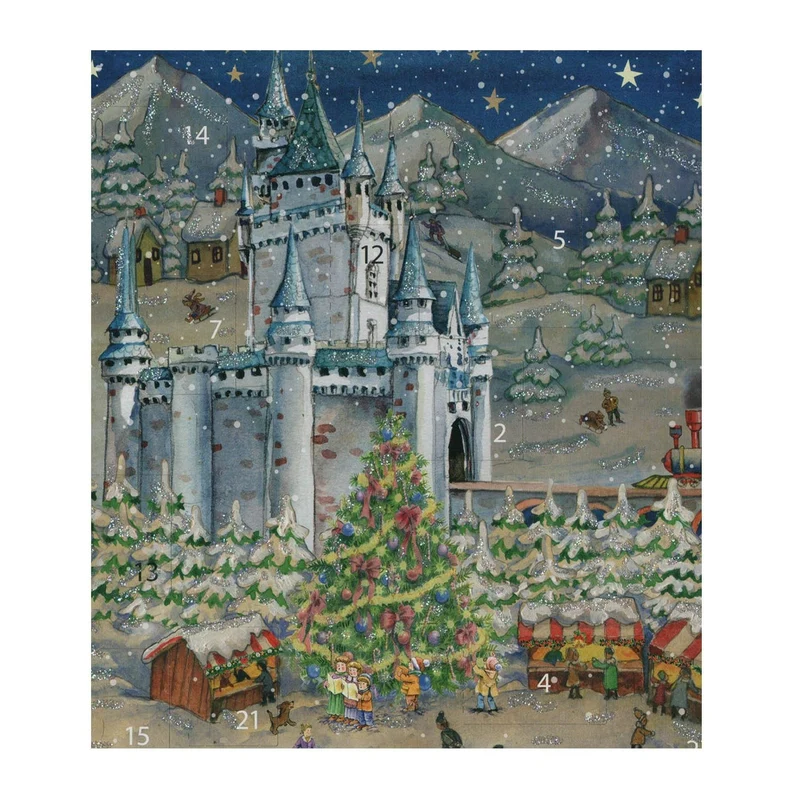 Christmas Market at the Castle Advent Calendar | Christmas Advent Calendar