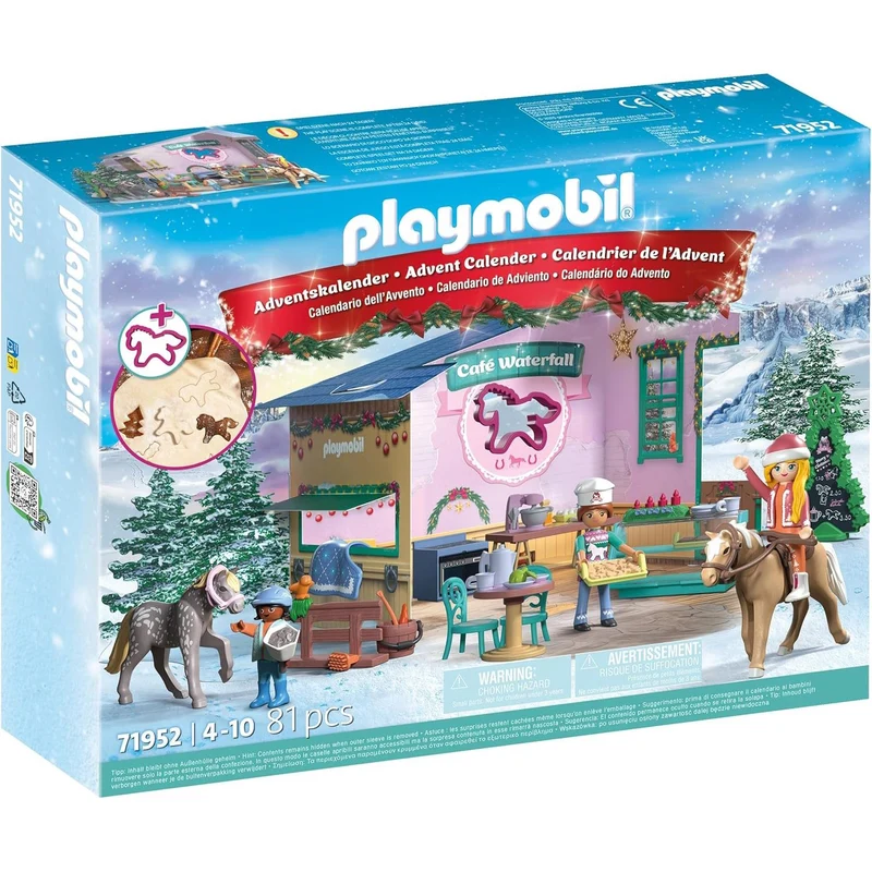 Playmobil 71952 Christmas Baking at the Rider Cafe - Children's Toy Advent Calendar
