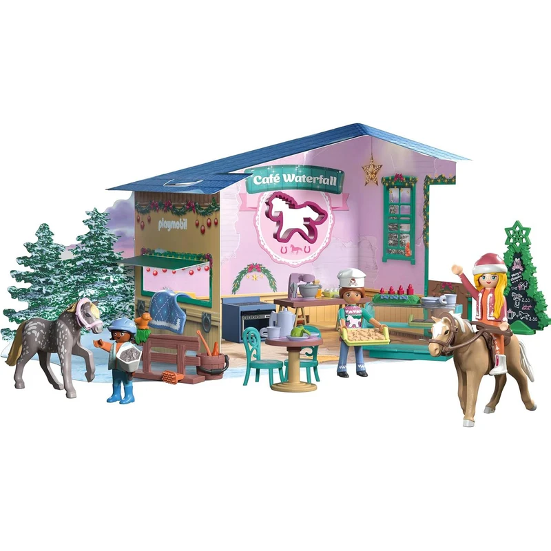 Playmobil 71952 Christmas Baking at the Rider Cafe - Children's Toy Advent Calendar