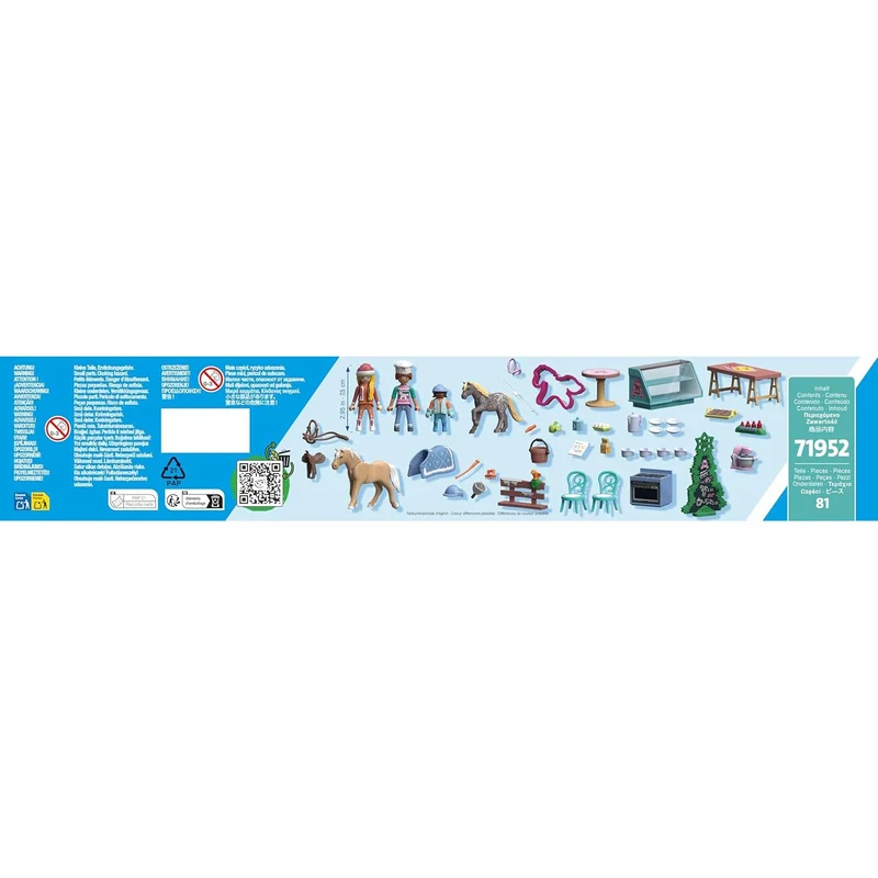 Playmobil 71952 Christmas Baking at the Rider Cafe - Children's Toy Advent Calendar