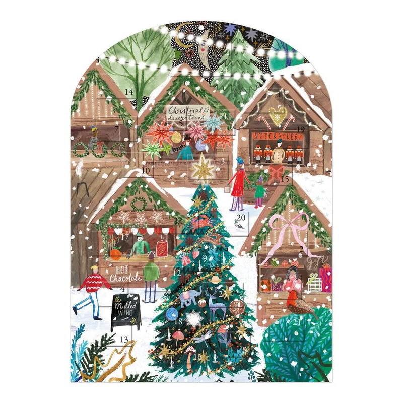 Christmas Market Advent Calendar | Traditional Christmas Advent Calendar