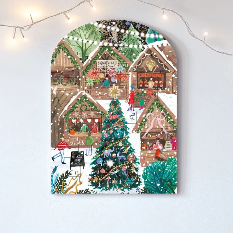 Christmas Market Advent Calendar | Traditional Christmas Advent Calendar