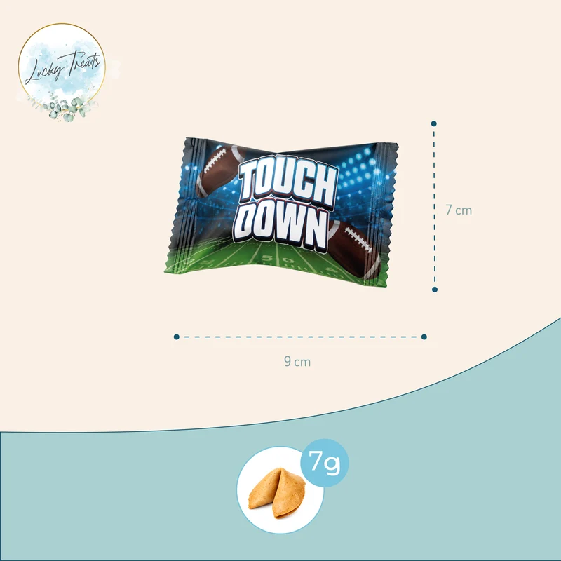 Glückskekse Superbowl Touchdown, Salted Caramel, 25 Stück
