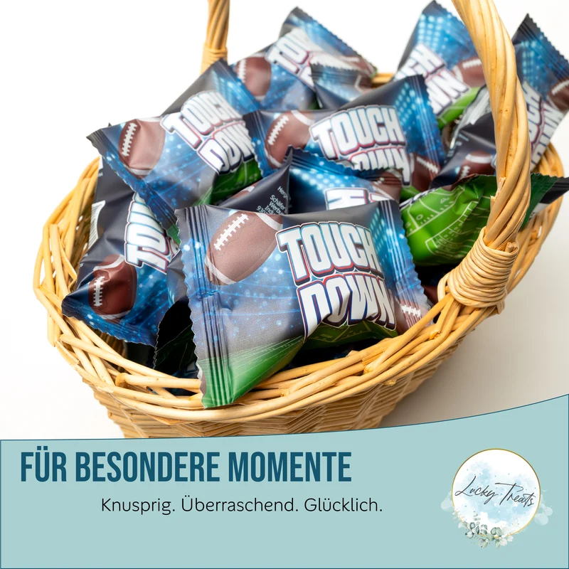 Glückskekse Superbowl Touchdown, Salted Caramel, 25 Stück