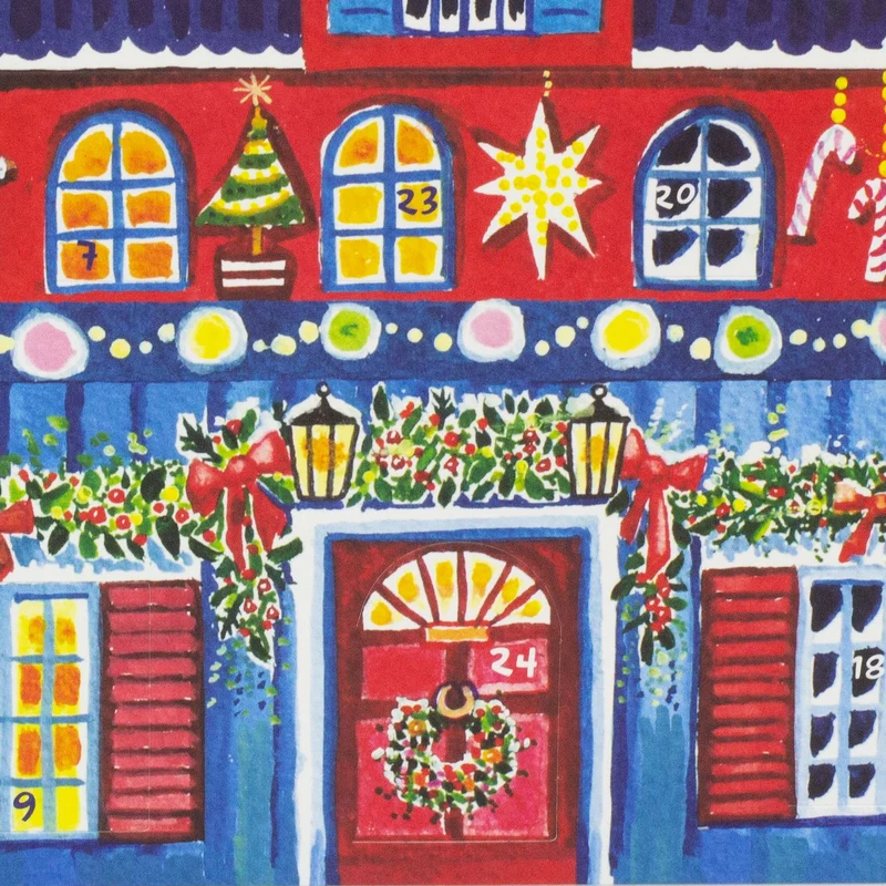 Santa’s North Pole Workshop Pop-Up Advent Calendar, 3D Christmas Advent Calendar