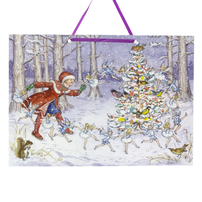 Snow Fairies Christmas Advent Calendar | Traditional Picture Advent Calendar