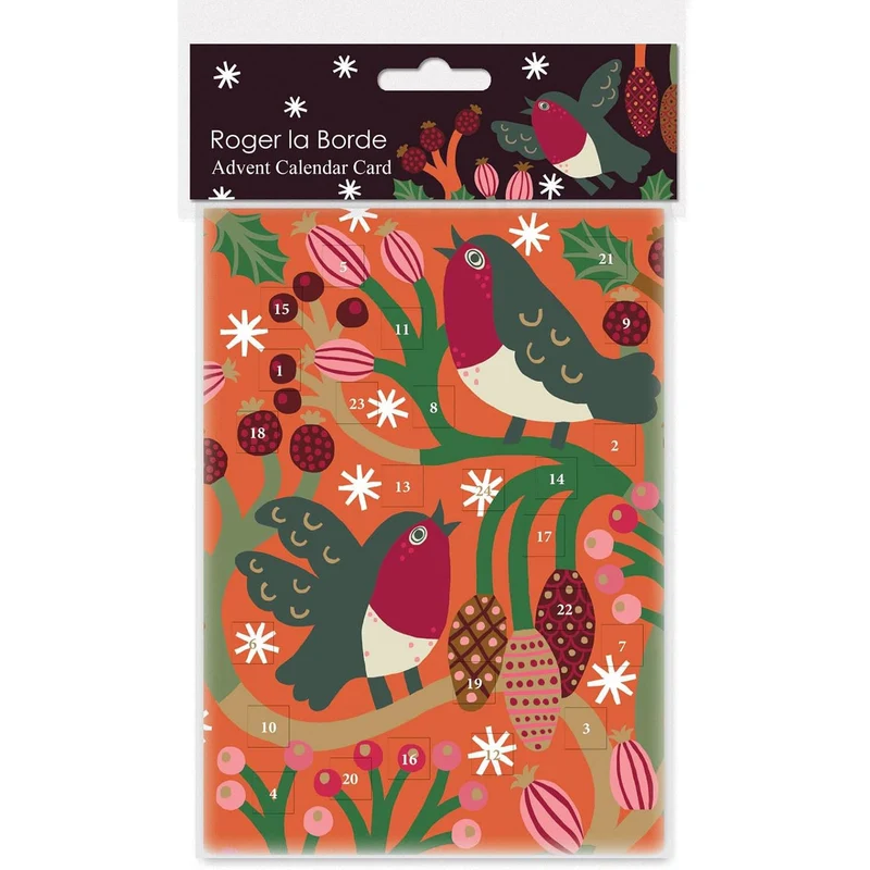 Christmas Chorus Advent Calendar Greetings Card | Christmas Advent Calendar