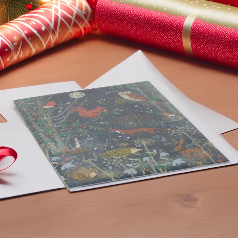 Winter's Tale Advent Calendar Greetings Card | Christmas Advent Calendar 12x17cm