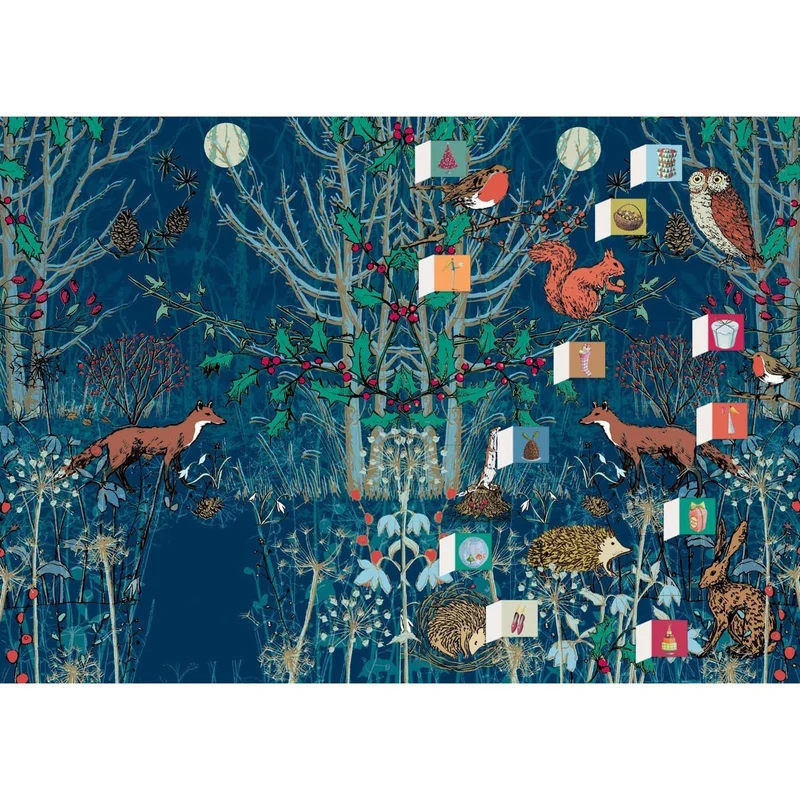 Winter's Tale Advent Calendar Greetings Card | Christmas Advent Calendar 12x17cm