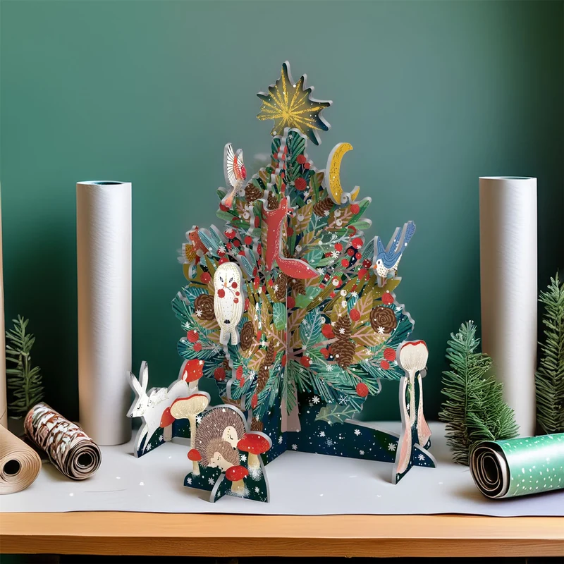 Beneath The Tree Pop & Slot 3D Decoration | Build Your Own Woodland Diorama
