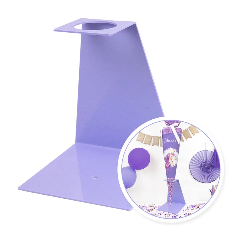 Schultüten Aufsteller 70 cm / 85 cm - flieder
