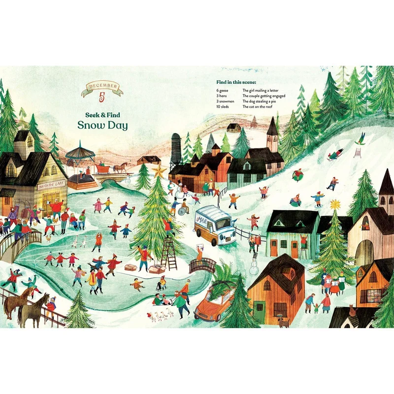Christmas is Coming! Advent Calendar Book | Family Christmas Activity Book