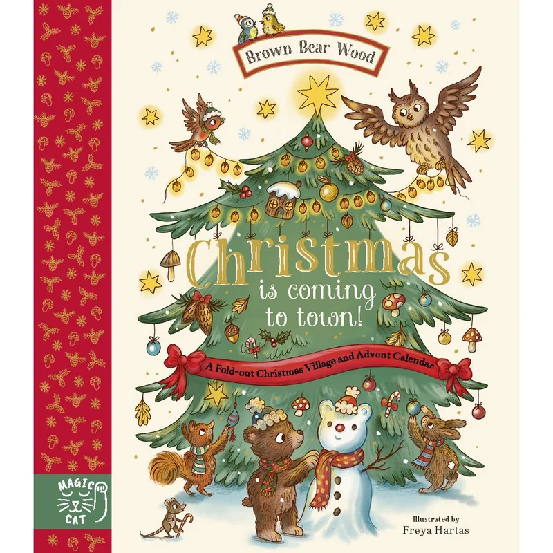 Brown Bear Wood Advent Book | Christmas is Coming to Town! Advent Calendar Book