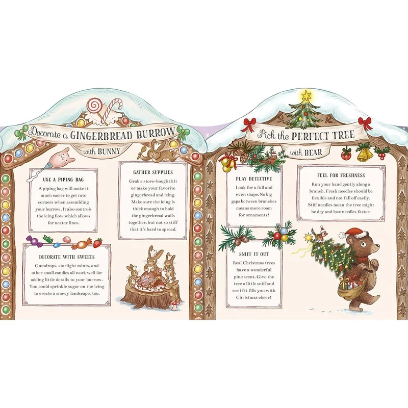 Brown Bear Wood Advent Book | Christmas is Coming to Town! Advent Calendar Book