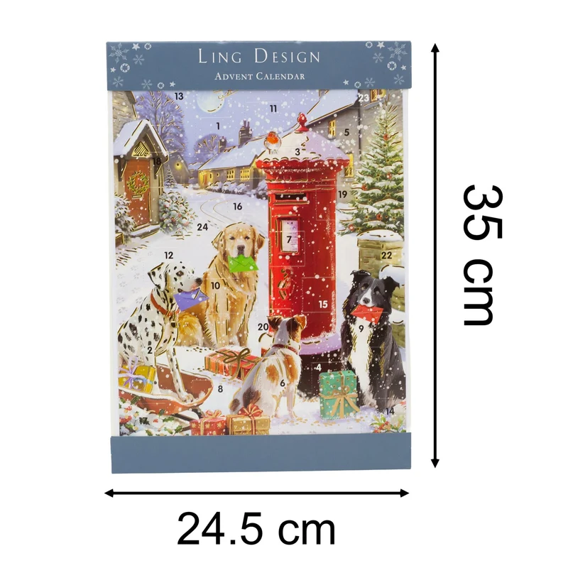 Christmas Delivery Advent Calendar | Traditional Christmas Advent Calendar