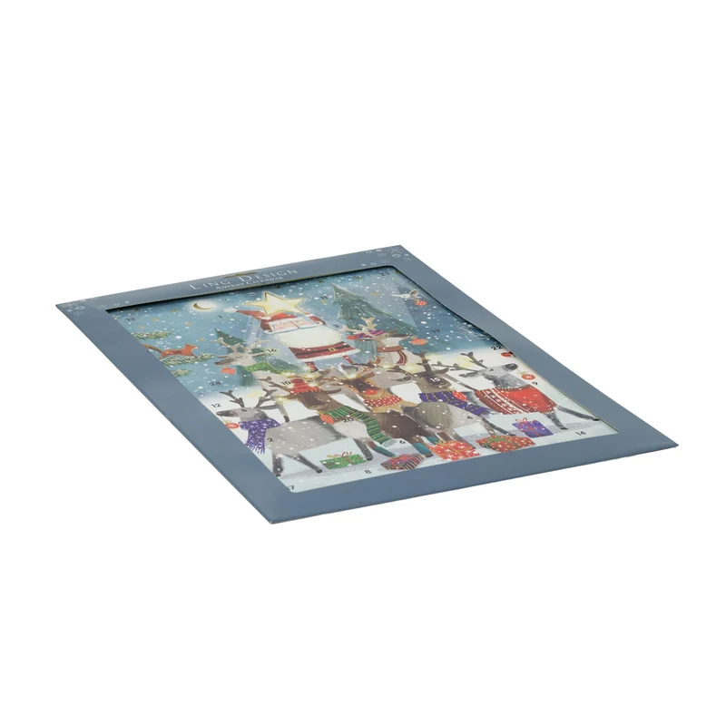 Santa's Helpers Christmas Advent Calendar | Reindeer Advent Calendar - 41cm