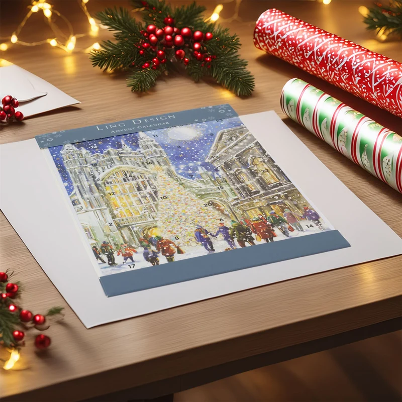 Christmas Eve Advent Calendar | Traditional Cathedral Christmas Advent Calendar