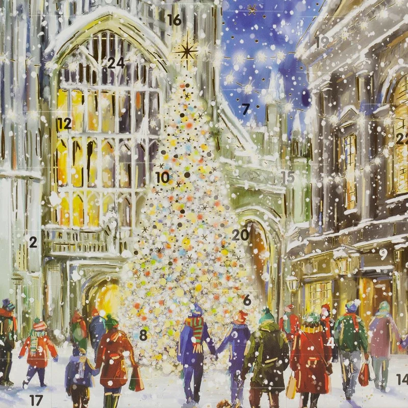 Christmas Eve Advent Calendar | Traditional Cathedral Christmas Advent Calendar