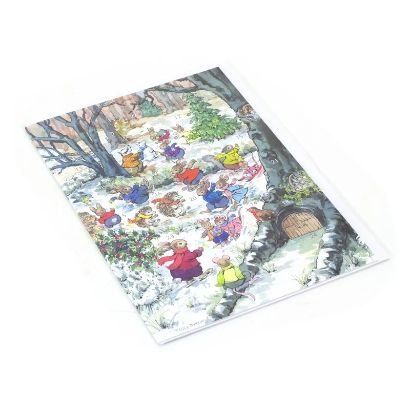 Skating Rink Advent Calendar Greetings Card | Christmas Advent Calendar - A5