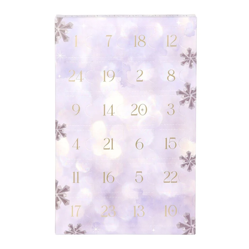 Crystal Advent Calendar with 24 Gemstones | Countdown to Christmas for Wellbeing