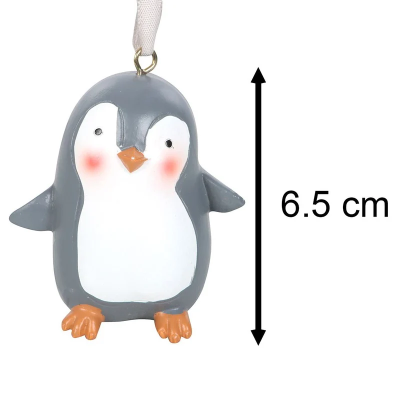 Baby Penguin Christmas Tree Bauble | Resin Penguin Christmas Tree Ornament