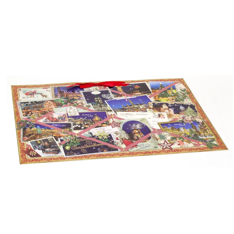 Postcards from Christmas Markets Advent Calendar | Large Advent Calendar 52x38cm