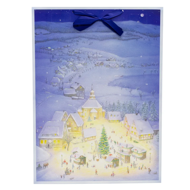 Glowing in the Snow Advent Calendar | Christmas Advent Calendar - 38x52cm