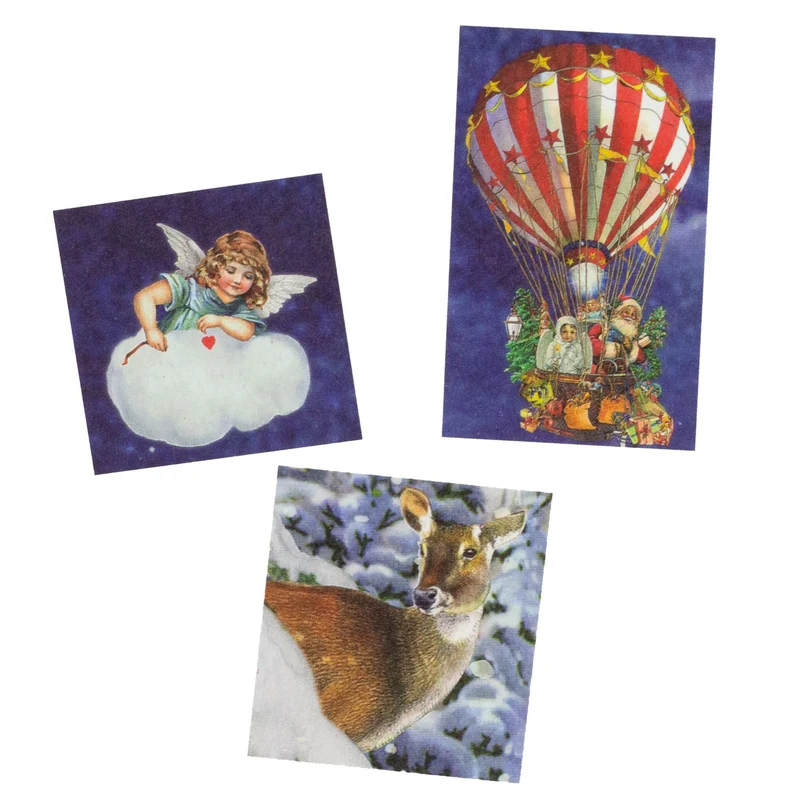 Santa Road Trip Advent Calendar | Father Christmas in Car with 24 Glittery Doors - 52x38cm