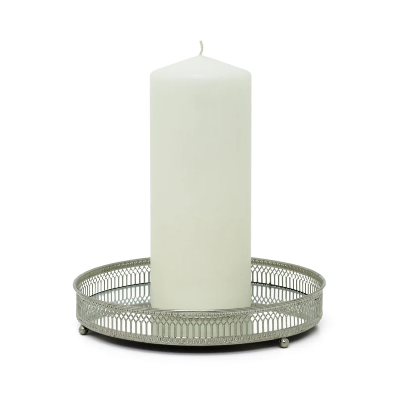 Extra Large Unscented Ivory Church Pillar Candle | Candle for Home & Events 25cm