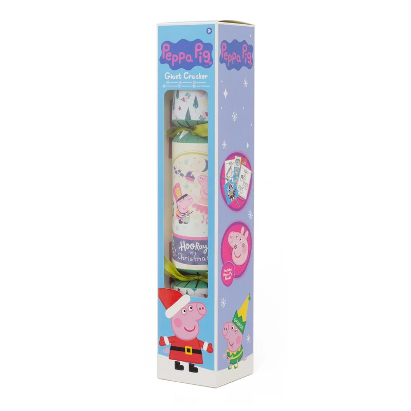 Giant Peppa Pig Christmas Cracker | Children Extra Large Xmas Cracker - 55cm