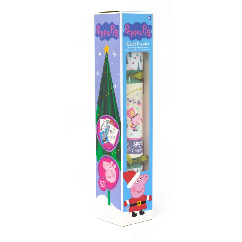 Giant Peppa Pig Christmas Cracker | Children Extra Large Xmas Cracker - 55cm