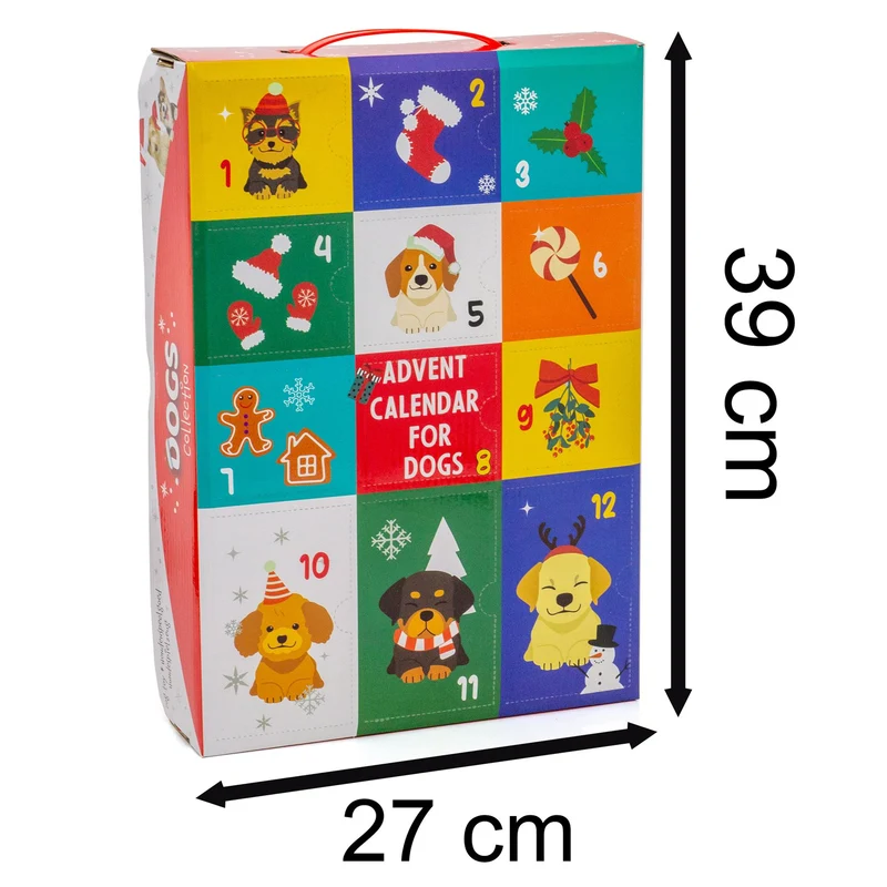 Dog Christmas Advent Calendar | Dog Toy Advent Calendar For Small & Medium Dogs