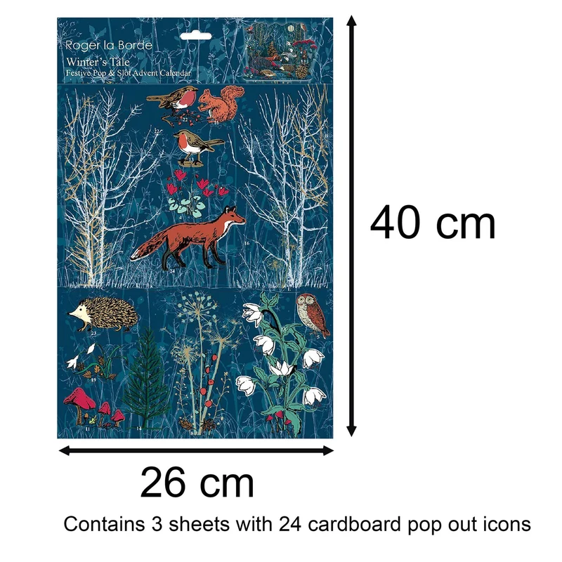 3D Pop & Slot Winters Tale Christmas Advent Calendar | Animal Advent Calendar