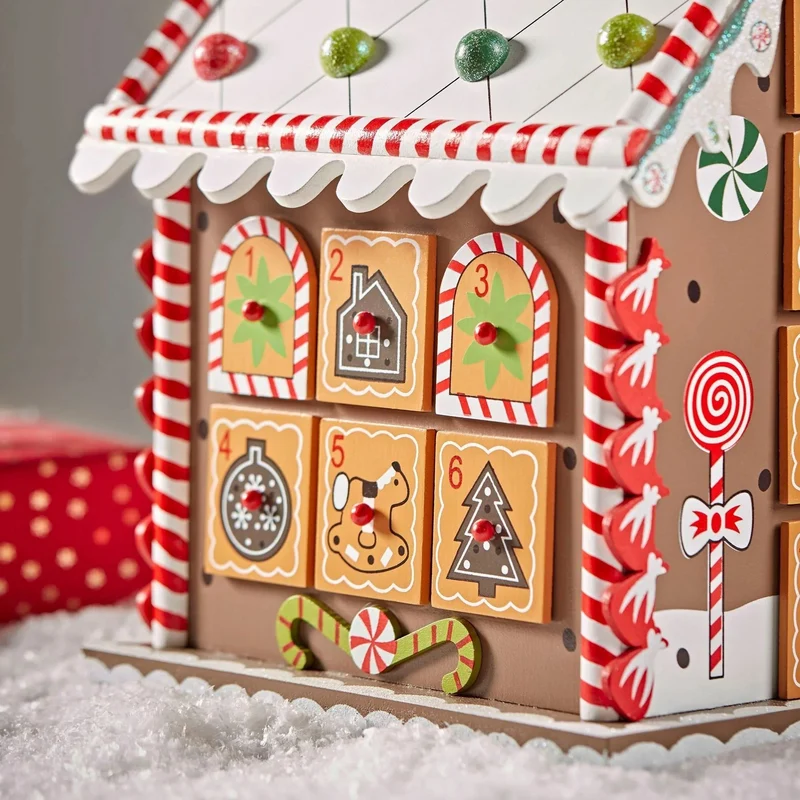 Gingerbread House Advent Calendar | Fill Your Own Christmas Advent Calendar 27cm