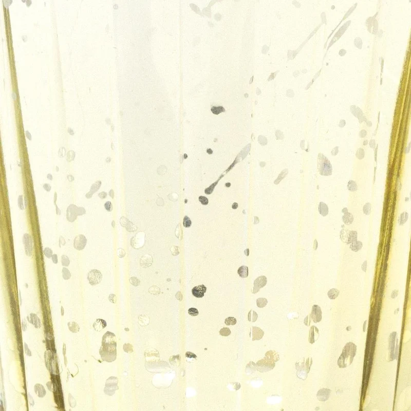 Gold Mercury Effect Glass Tealight Holder | Gold Speckled Tealight Holder | Glass Candle Holder Candle Pot